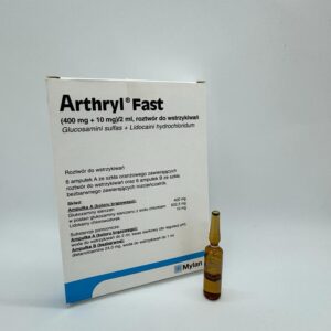 Артрил Фест р-н д/ін. 400 мг + 10 мг: амп. 2 мл, з роз. в амп. 1 мл № 6